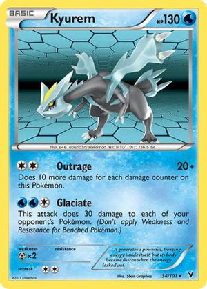 Kyurem 34/101 - Noble Victories Holofoil - Poke-Collect
