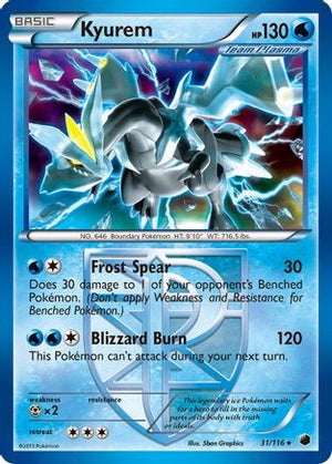 Kyurem (Team Plasma) 31/116 - Plasma Freeze Reverse Holofoil - Poke-Collect