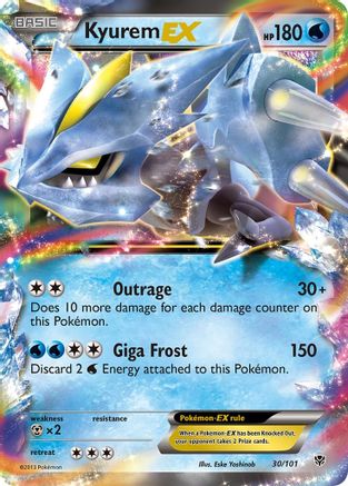 Kyurem EX 30/101 - Plasma Blast Holofoil - Poke-Collect