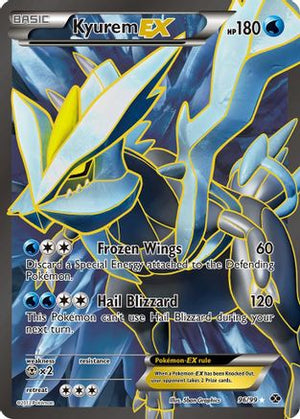 Kyurem EX (96 Full Art) 96/99 - Next Destinies Holofoil - Poke-Collect