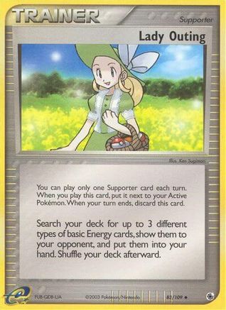 Lady Outing 83/109 - Ruby & Sapphire Reverse Holofoil - Poke-Collect