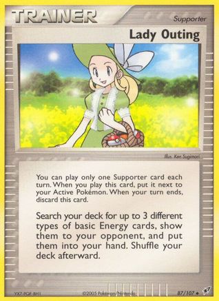 Lady Outing 87/107 - Deoxys - Poke-Collect