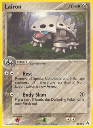Lairon 38/92 - Legend Maker Reverse Holofoil - Poke-Collect
