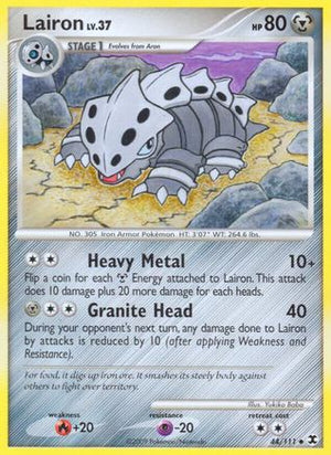 Lairon 44/111 - Rising Rivals Reverse Holofoil - Poke-Collect