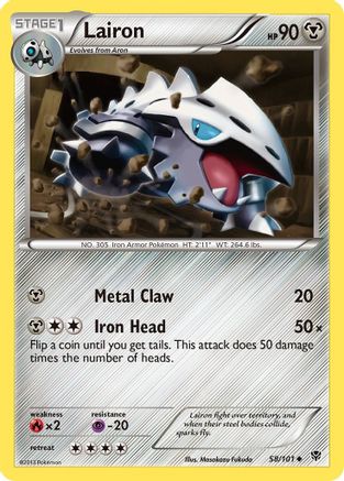 Lairon 58/101 - Plasma Blast Reverse Holofoil - Poke-Collect