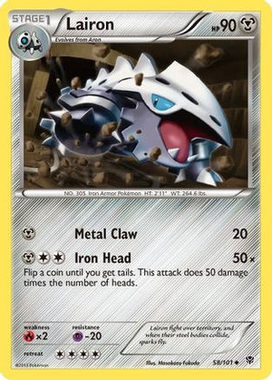 Lairon 58/101 - Plasma Blast Reverse Holofoil - Poke-Collect