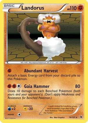 Landorus 74/101 - Noble Victories Reverse Holofoil - Poke-Collect