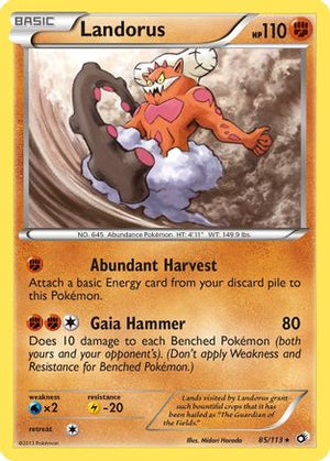 Landorus 85/113 - Legendary Treasures Holofoil - Poke-Collect