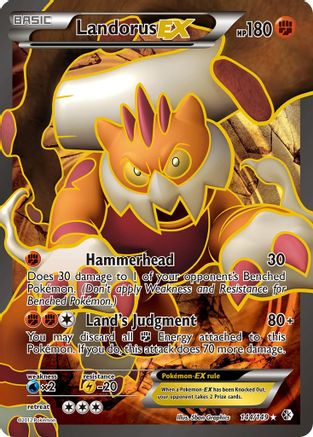 Landorus EX (144 Full Art) 144/149 - Boundaries Crossed Holofoil - Poke-Collect