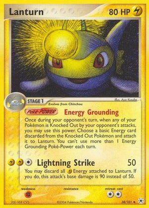 Lanturn 38/101 - Hidden Legends Reverse Holofoil - Poke-Collect