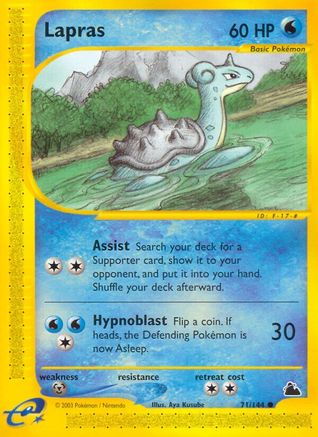 Lapras 71/144 - Skyridge Reverse Holofoil - Poke-Collect