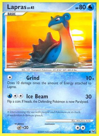 Lapras 79/127 - Platinum Reverse Holofoil - Poke-Collect