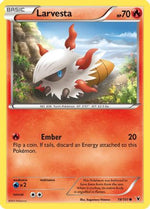 Larvesta (19) 19/101 - Noble Victories Reverse Holofoil - Poke-Collect