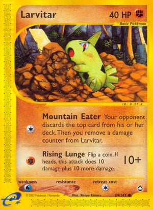 Larvitar 89/147 - Aquapolis - Poke-Collect