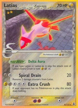 Latias δ 8/113 - Delta Species Reverse Holofoil - Poke-Collect