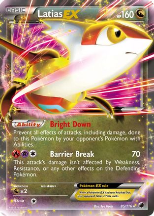Latias-EX 85/116 - Plasma Freeze Holofoil - Poke-Collect
