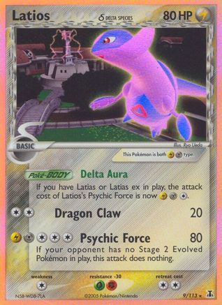 Latios δ 9/113 - Delta Species Holofoil - Poke-Collect
