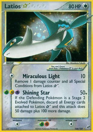 Latios ★ 106/107 - Deoxys Holofoil - Poke-Collect