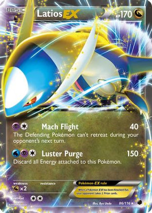 Latios EX 86/116 - Plasma Freeze Holofoil - Poke-Collect