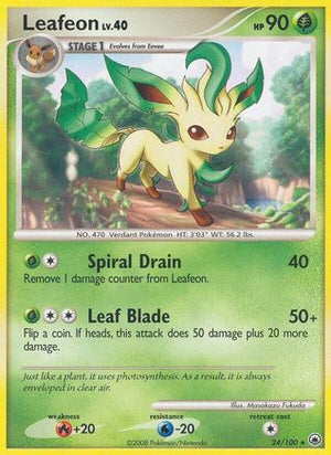 Leafeon 24/100 - Majestic Dawn Reverse Holofoil - Poke-Collect
