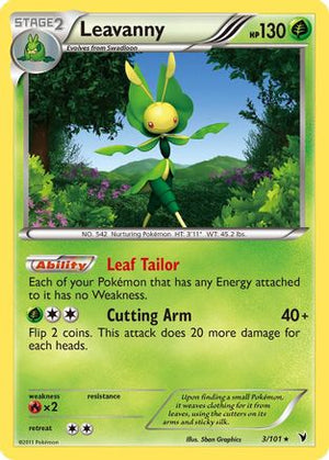 Leavanny 3/101 - Noble Victories Reverse Holofoil - Poke-Collect