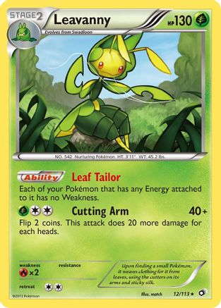 Leavanny 12/113 - Legendary Treasures Holofoil - Poke-Collect