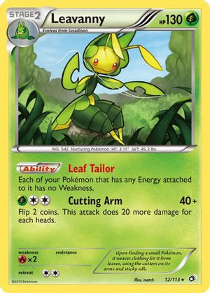 Leavanny 12/113 - Legendary Treasures Reverse Holofoil - Poke-Collect