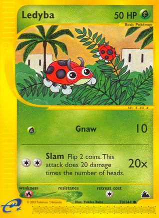 Ledyba (73) 73/144 - Skyridge - Poke-Collect