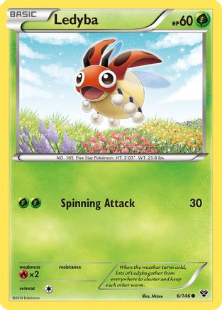 Ledyba 6/146 - XY Base Set - Poke-Collect