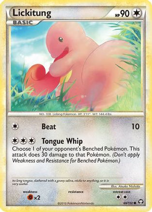 Lickitung 66/102 - Triumphant Reverse Holofoil
