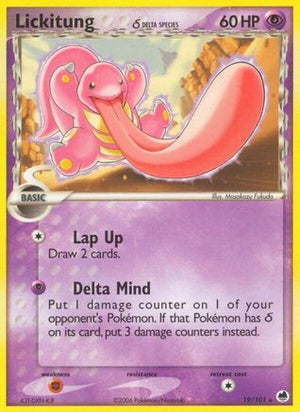 Lickitung (Delta Species) 19/101 - Dragon Frontiers - Poke-Collect