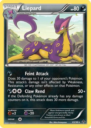 Liepard 65/98 - Emerging Powers Reverse Holofoil - Poke-Collect