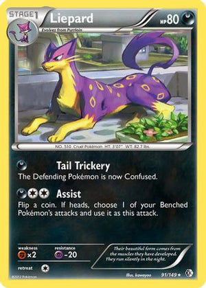 Liepard 91/149 - Boundaries Crossed Holofoil - Poke-Collect