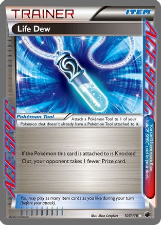 Life Dew 107/116 - Plasma Freeze Holofoil - Poke-Collect