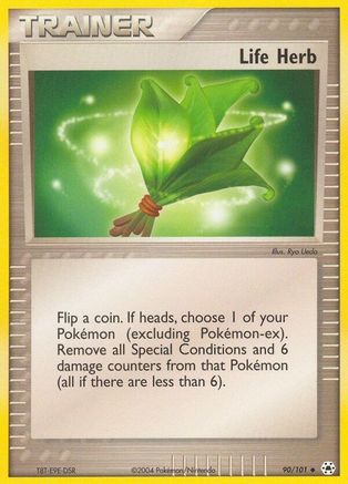 Life Herb 90/101 - Hidden Legends Reverse Holofoil - Poke-Collect