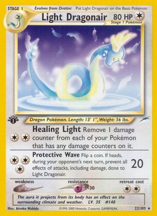Light Dragonair 22/105 - Neo Destiny 1st Edition - Poke-Collect