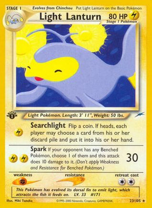 Light Lanturn 23/105 - Neo Destiny Unlimited - Poke-Collect