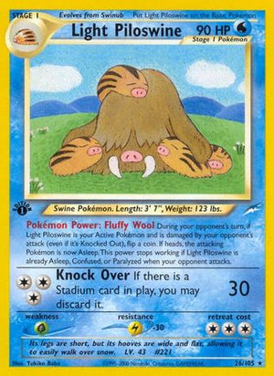 Light Piloswine 26/105 - Neo Destiny Unlimited - Poke-Collect