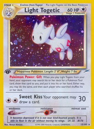 Light Togetic 15/105 - Neo Destiny Unlimited Holofoil - Poke-Collect