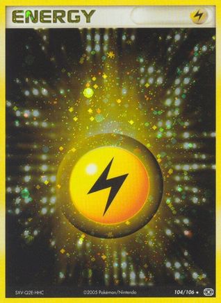 Lightning Energy 104/106 - Emerald Holofoil - Poke-Collect