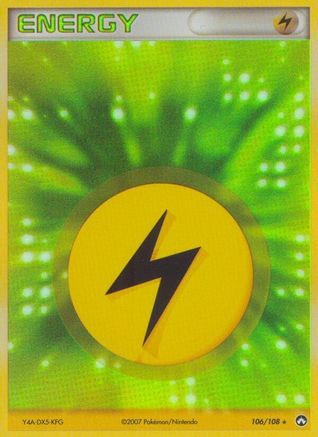Lightning Energy 106/108 - Power Keepers Holofoil - Poke-Collect