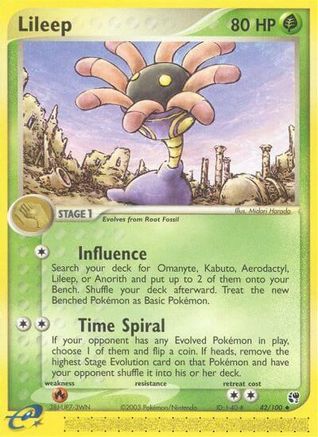 Lileep - 42/100 42/100 - Sandstorm Reverse Holofoil - Poke-Collect
