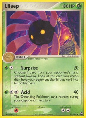Lileep 52/108 - Power Keepers Reverse Holofoil - Poke-Collect