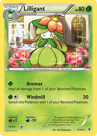 Lilligant 5/101 - Noble Victories Reverse Holofoil - Poke-Collect