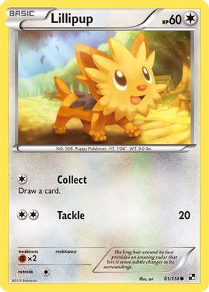 Lillipup 81/114 - Black & White - Poke-Collect