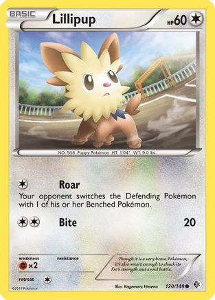 Lillipup 120/149 - Boundaries Crossed Reverse Holofoil - Poke-Collect