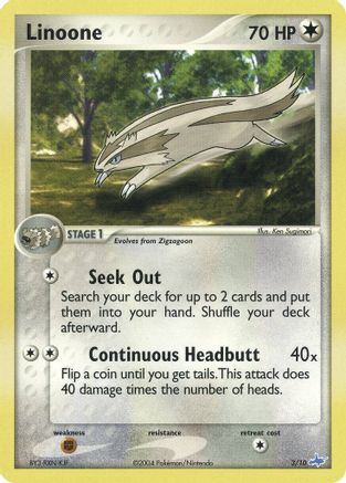 Linoone 3/10 - EX Trainer Kit Latios - Poke-Collect