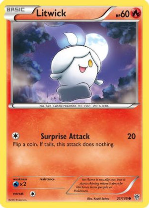 Litwick 21/135 - Plasma Storm - Poke-Collect