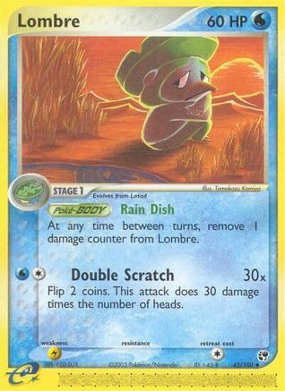 Lombre - 45/100 45/100 - Sandstorm Reverse Holofoil - Poke-Collect