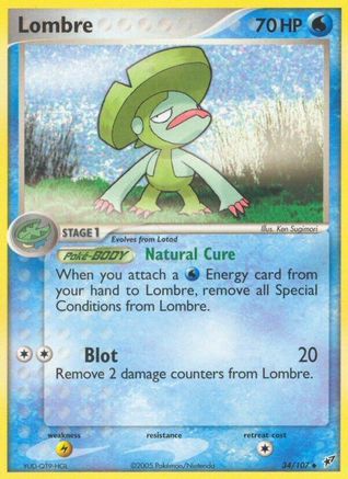 Lombre - 034/107 34/107 - Deoxys - Poke-Collect